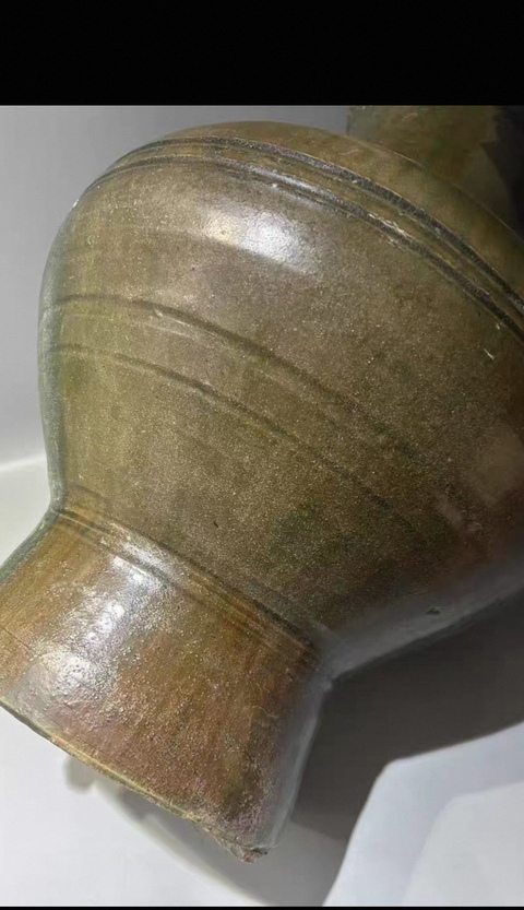 古玩陶瓷漢綠釉真品鑒賞圖