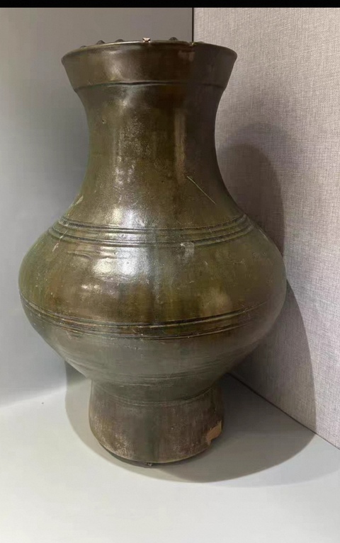 古玩陶瓷漢綠釉真品鑒賞圖