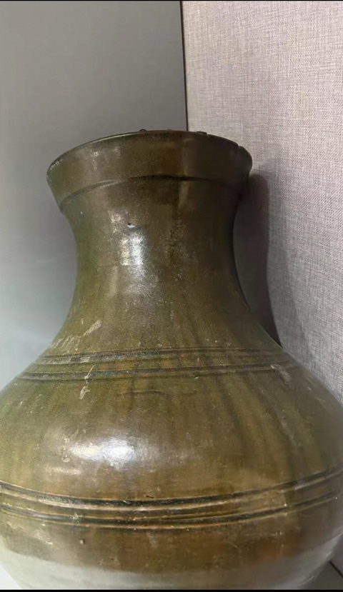 古玩陶瓷漢綠釉真品鑒賞圖