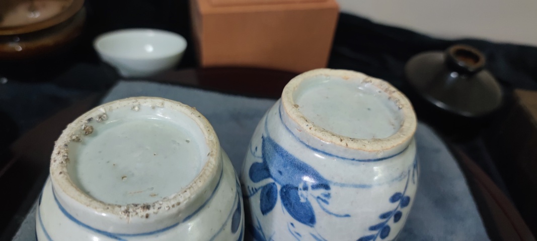 古玩陶瓷青花花鳥紋罐真品鑒賞圖