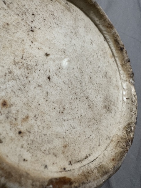 古玩陶瓷青釉刻花牡丹紋筒式香爐真品鑒賞圖