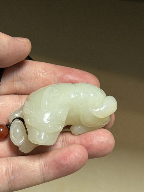 古玩玉器瑞獸真品鑒賞圖