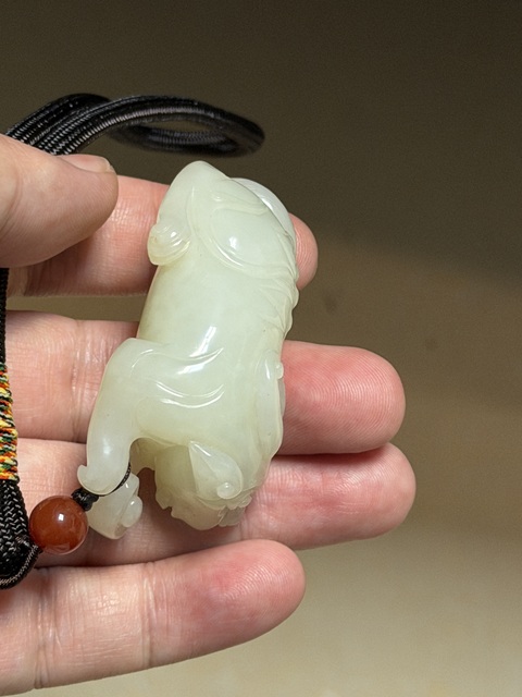 古玩玉器瑞獸真品鑒賞圖