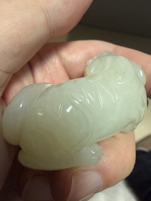 古玩玉器瑞獸真品鑒賞圖