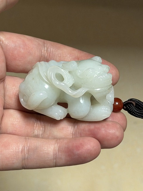 古玩玉器瑞獸真品鑒賞圖