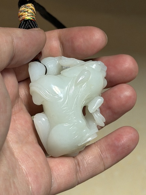 古玩玉器瑞獸真品鑒賞圖