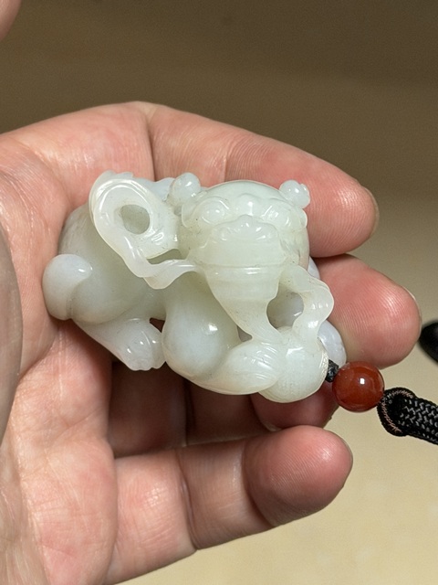 古玩玉器瑞獸真品鑒賞圖