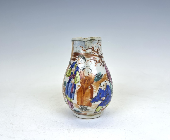 古玩陶瓷乾隆·廣彩滿大人奶壺拍賣，當前價格0元