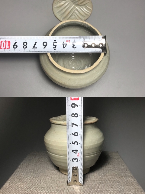 古玩陶瓷【宋元】青白釉蓋罐【頂級釉水】拍賣，當前價格0元