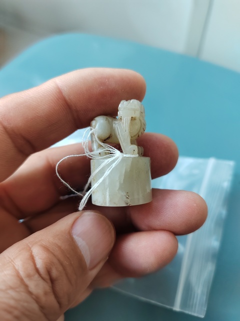 古玩玉器清代和田玉印拍賣，當(dāng)前價格5999元