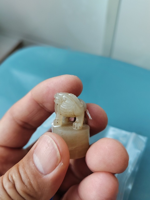 古玩玉器清代和田玉印拍賣，當(dāng)前價格5999元