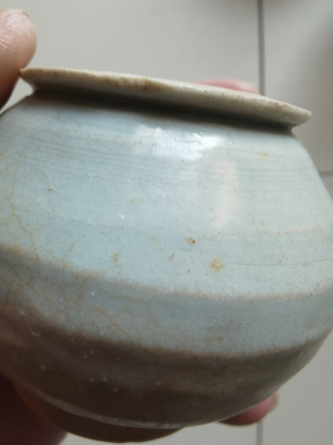 古玩陶瓷青白瓷侈口罐真品鑒賞圖