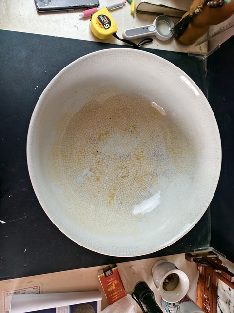 古玩陶瓷哥釉碗真品鑒賞圖