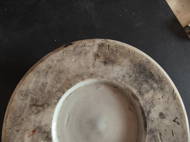 古玩陶瓷白釉筆筒真品鑒賞圖