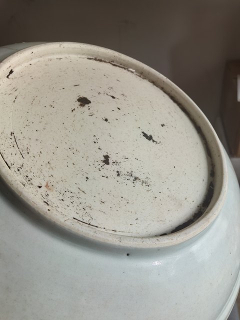 古玩陶瓷乾隆青花過墻龍紋大盤拍賣，當(dāng)前價(jià)格2200元