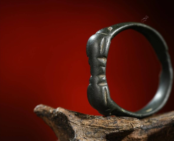 古玩雜項杵戒真品鑒賞圖