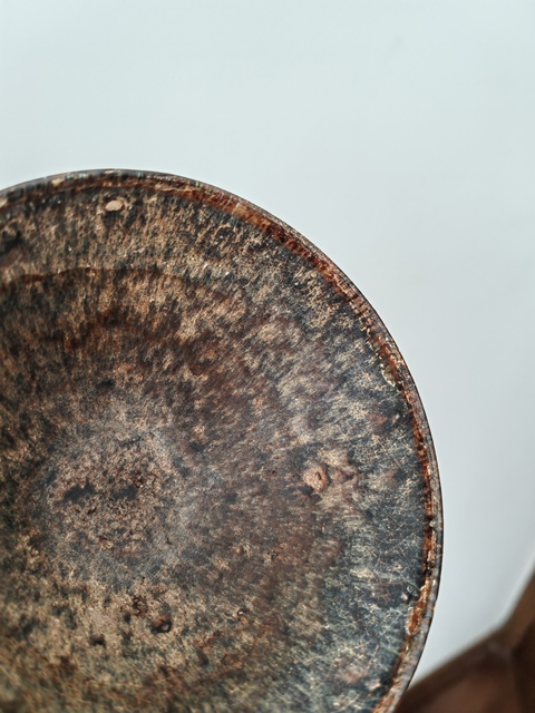 古玩陶瓷吉州窯窯變釉茶盞真品鑒賞圖