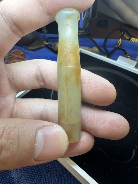 古玩玉器煙嘴真品鑒賞圖