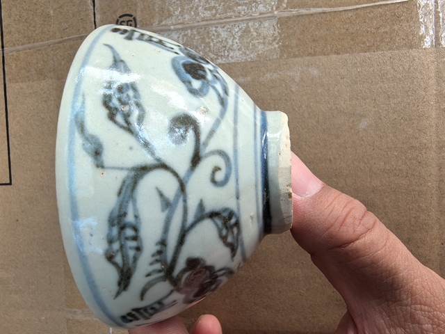 古玩陶瓷青花碗真品鑒賞圖