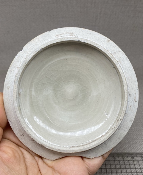 古玩陶瓷定窯白瓷罐蓋拍賣，當前價格0元