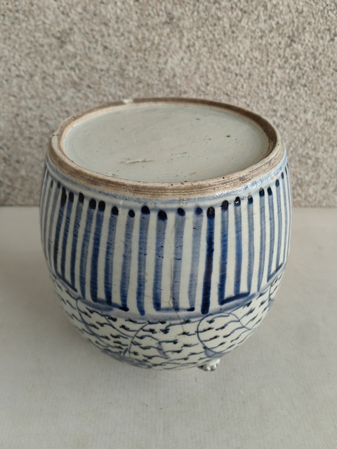 古玩陶瓷青花四系壺拍賣，當前價格680元