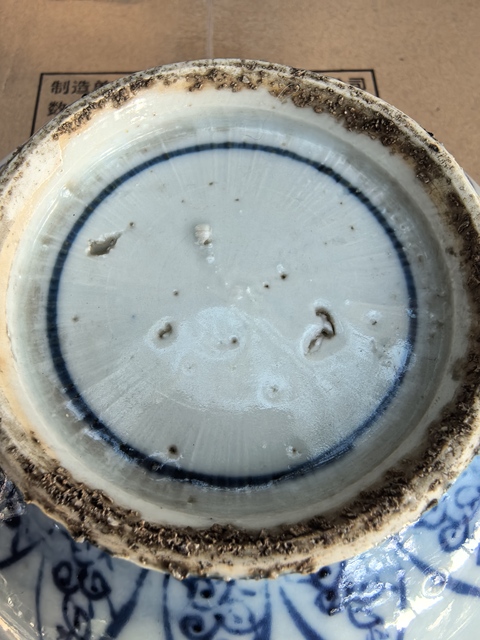 古玩陶瓷青花蓮瓣碗真品鑒賞圖