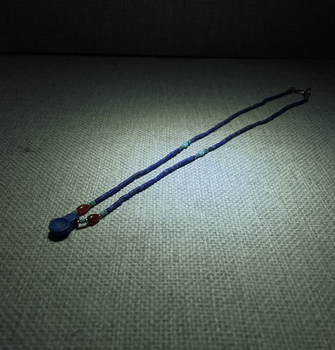 古玩玉器清代.青金石項(xiàng)鏈拍賣(mài)，當(dāng)前價(jià)格0元