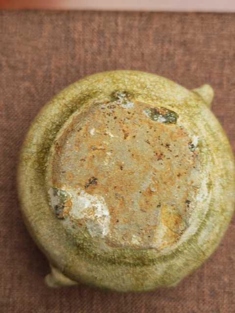 古玩陶瓷青瓷雙系水盂真品鑒賞圖