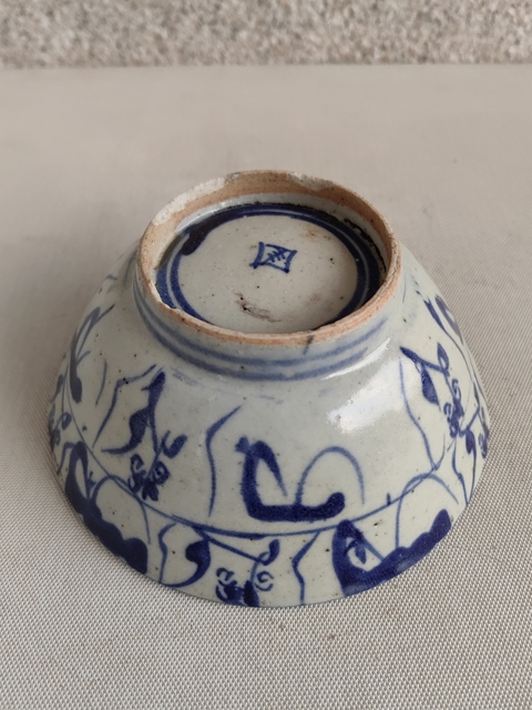 古玩陶瓷青花碗拍賣，當前價格550元