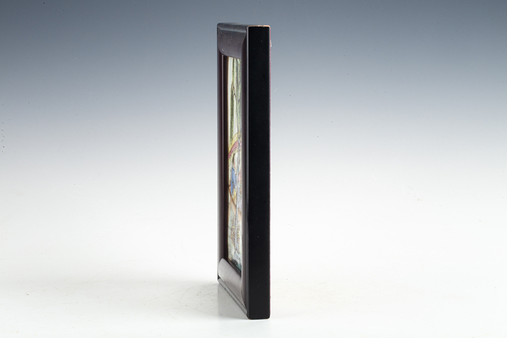 古玩陶瓷民國·粉彩人物故事紋瓷板拍賣，當前價格0元