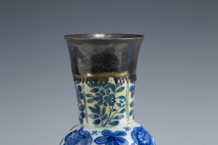 古玩陶瓷清康熙·青花花卉紋葫蘆瓶拍賣，當前價格488元