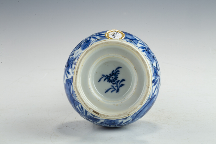 古玩陶瓷清康熙·青花花卉紋葫蘆瓶拍賣，當前價格488元