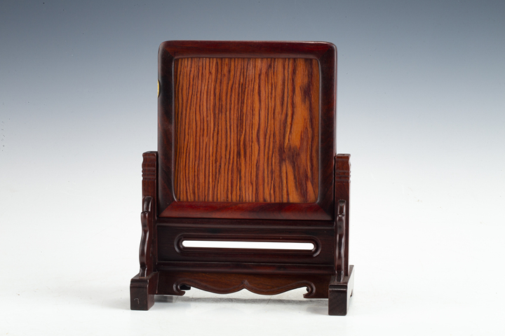 古玩陶瓷清中晚·粉彩博古紋硯屏拍賣，當(dāng)前價格128元