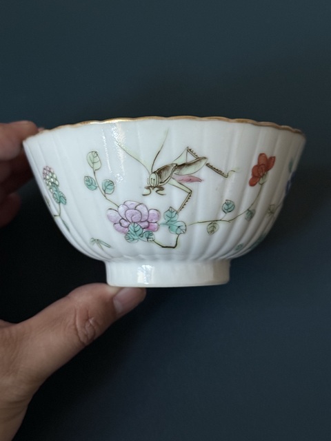 古玩陶瓷飛黃騰達(dá)粉彩碗真品鑒賞圖