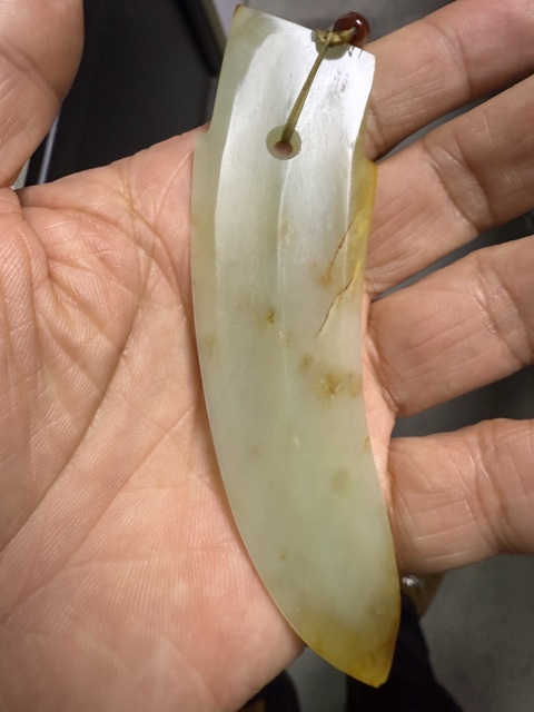 古玩玉器玉戈型件真品鑒賞圖