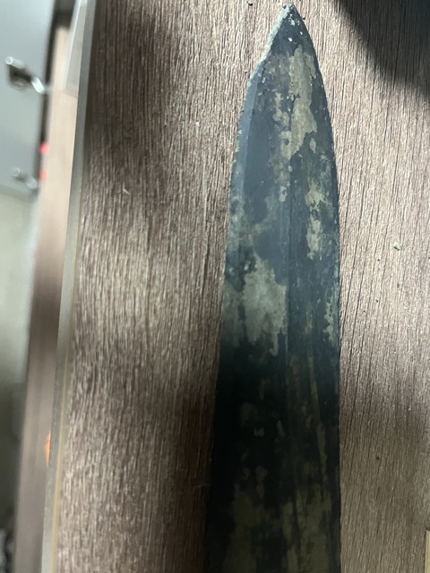 古玩銅器戰(zhàn)國青銅劍真品鑒賞圖