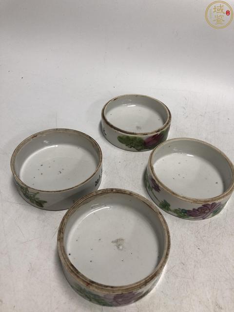 古玩陶瓷清晚·淺降彩花鳥紋節盒拍賣，當前價格1188元