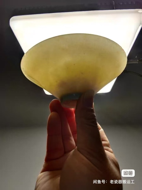 古玩陶瓷湖田窯系斗笠盞真品鑒賞圖