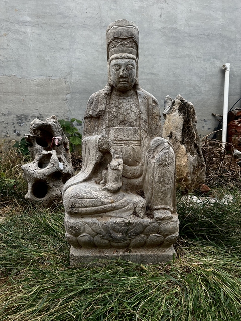 古玩雜項觀音坐像真品鑒賞圖