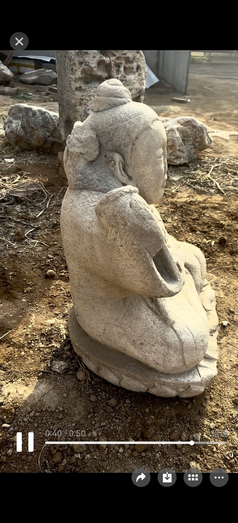 古玩雜項(xiàng)石人真品鑒賞圖