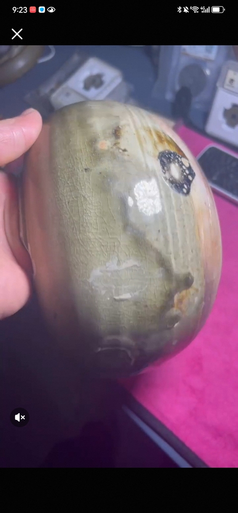 古玩陶瓷青釉缽真品鑒賞圖