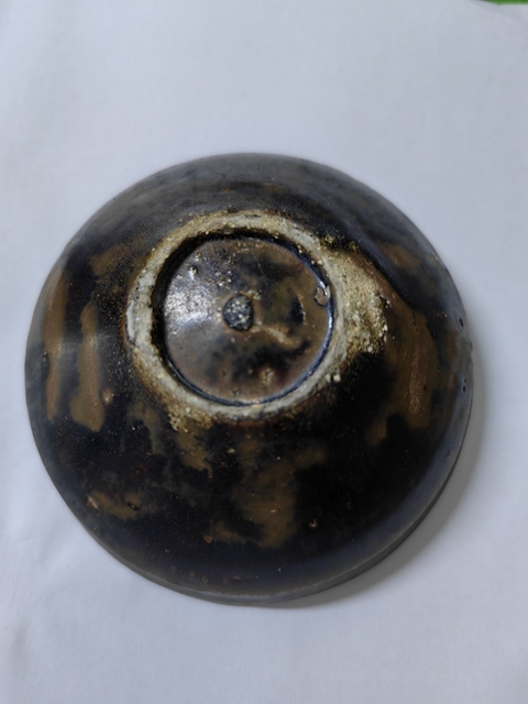 古玩陶瓷黑褐釉盞真品鑒賞圖