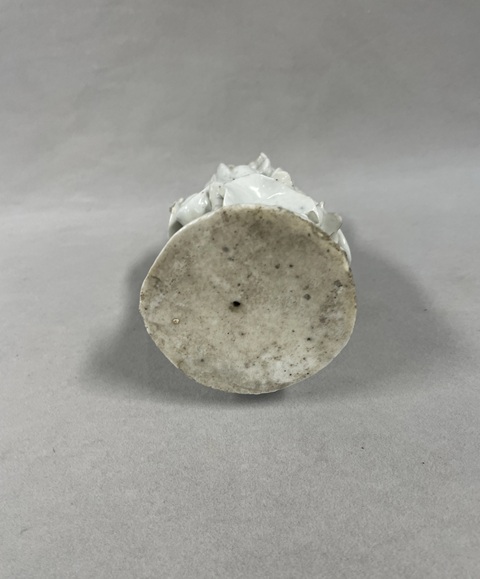 古玩陶瓷淺年份德化窯觀音真品鑒賞圖