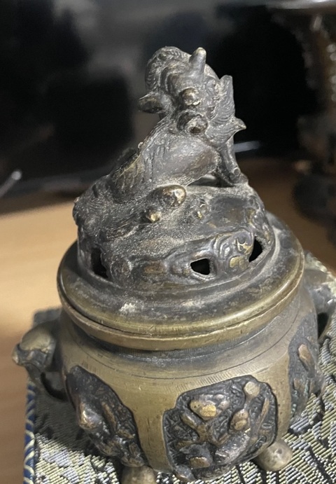古玩銅器銅熏爐真品鑒賞圖