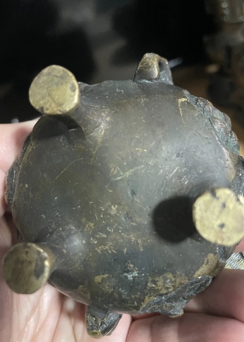 古玩銅器銅熏爐真品鑒賞圖