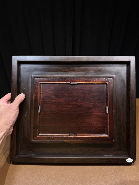 古玩陶瓷清雍正 粉彩人物紋瓷板真品鑒賞圖