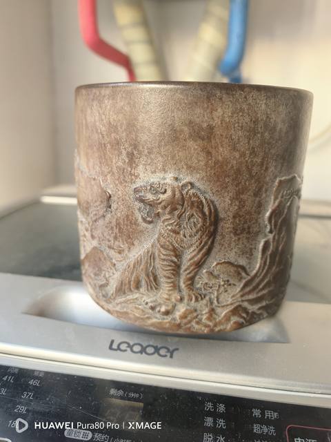 古玩雜項筆筒真品鑒賞圖