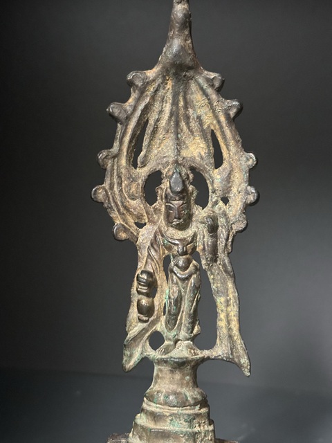 古玩銅器隋唐·鎏金佛拍賣，當前價格65000元