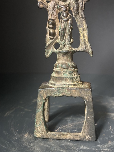 古玩銅器隋唐·鎏金佛拍賣，當前價格65000元