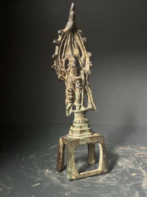 古玩銅器隋唐·鎏金佛拍賣，當前價格65000元